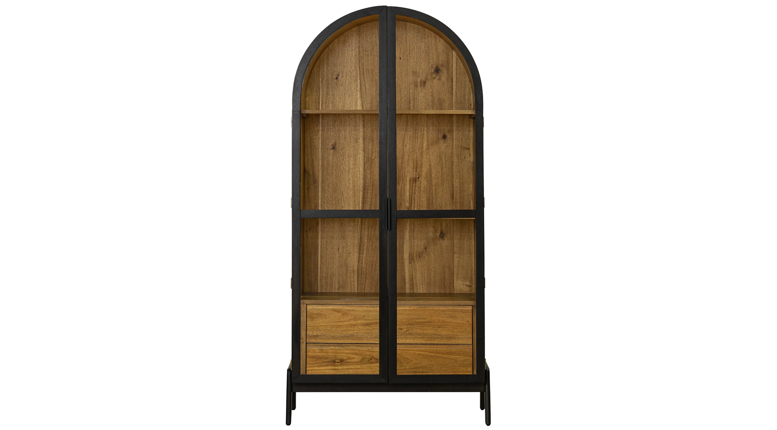 Brunette Display Cabinet - Black - Image 2