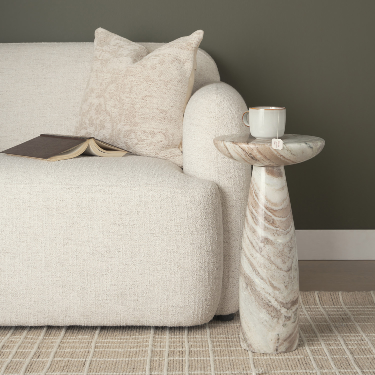 Bellancia Pedestal Side Table - Image 7