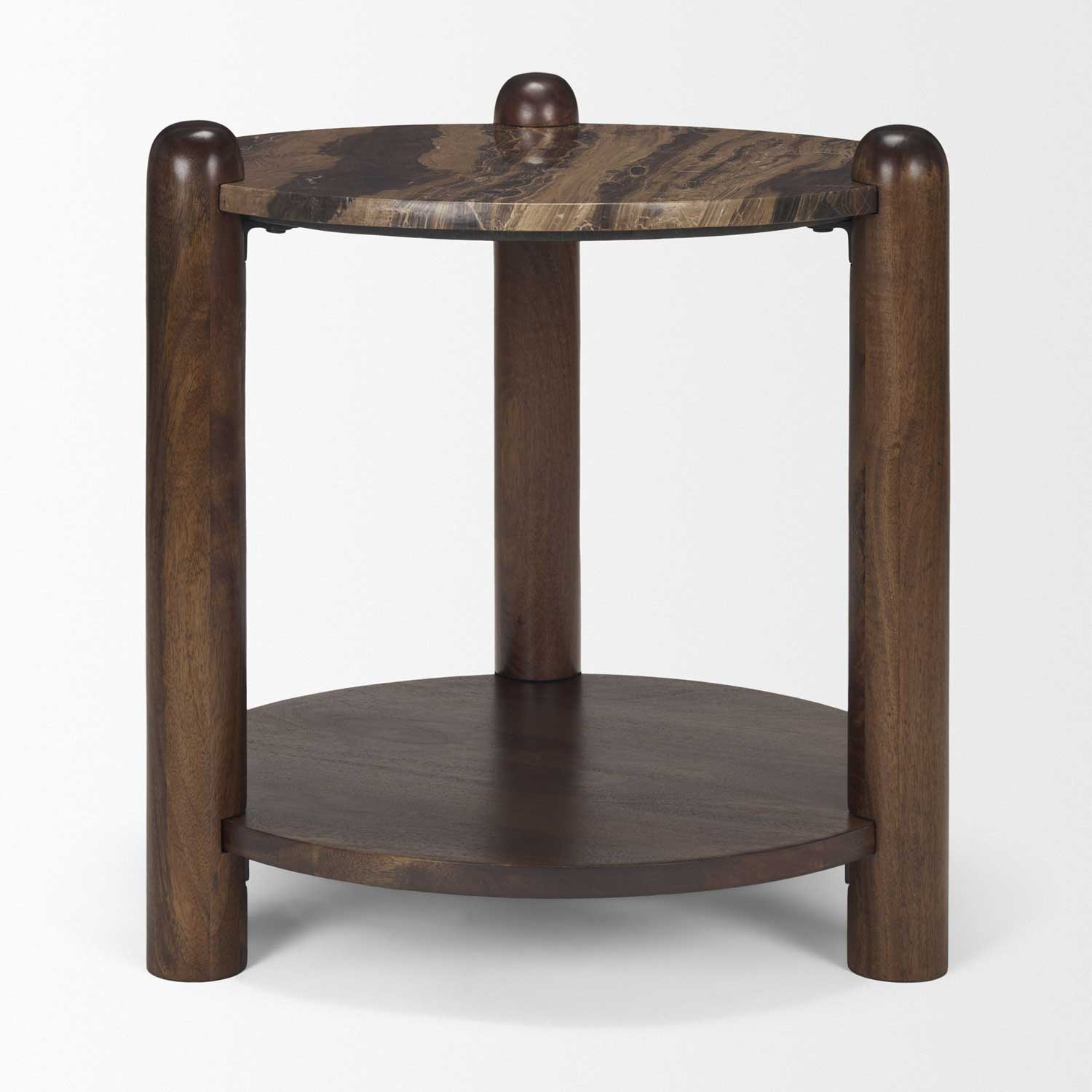 Jovia Cappuccino Side Table