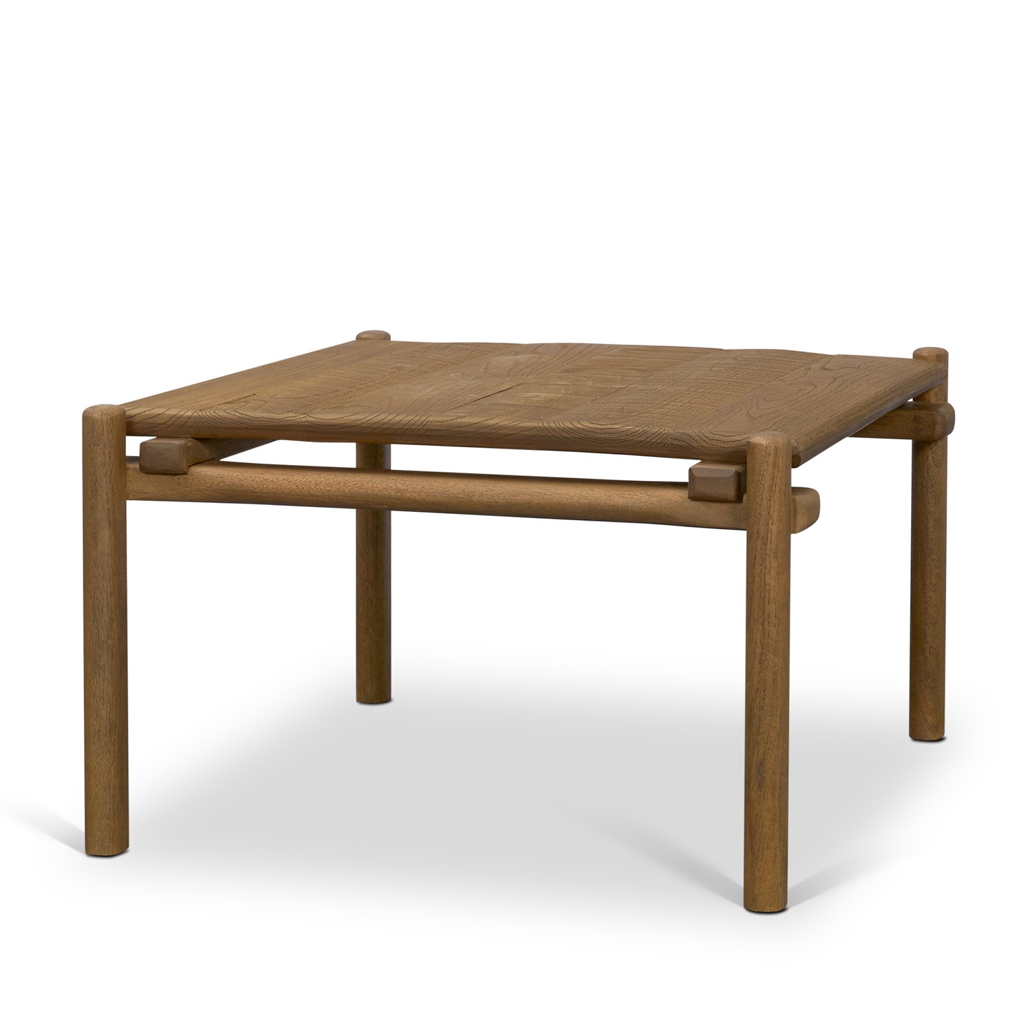 Riven Oak Square Side Table