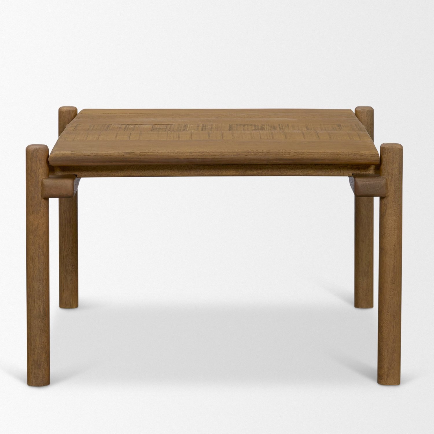 Riven Oak Square Side Table - Image 9