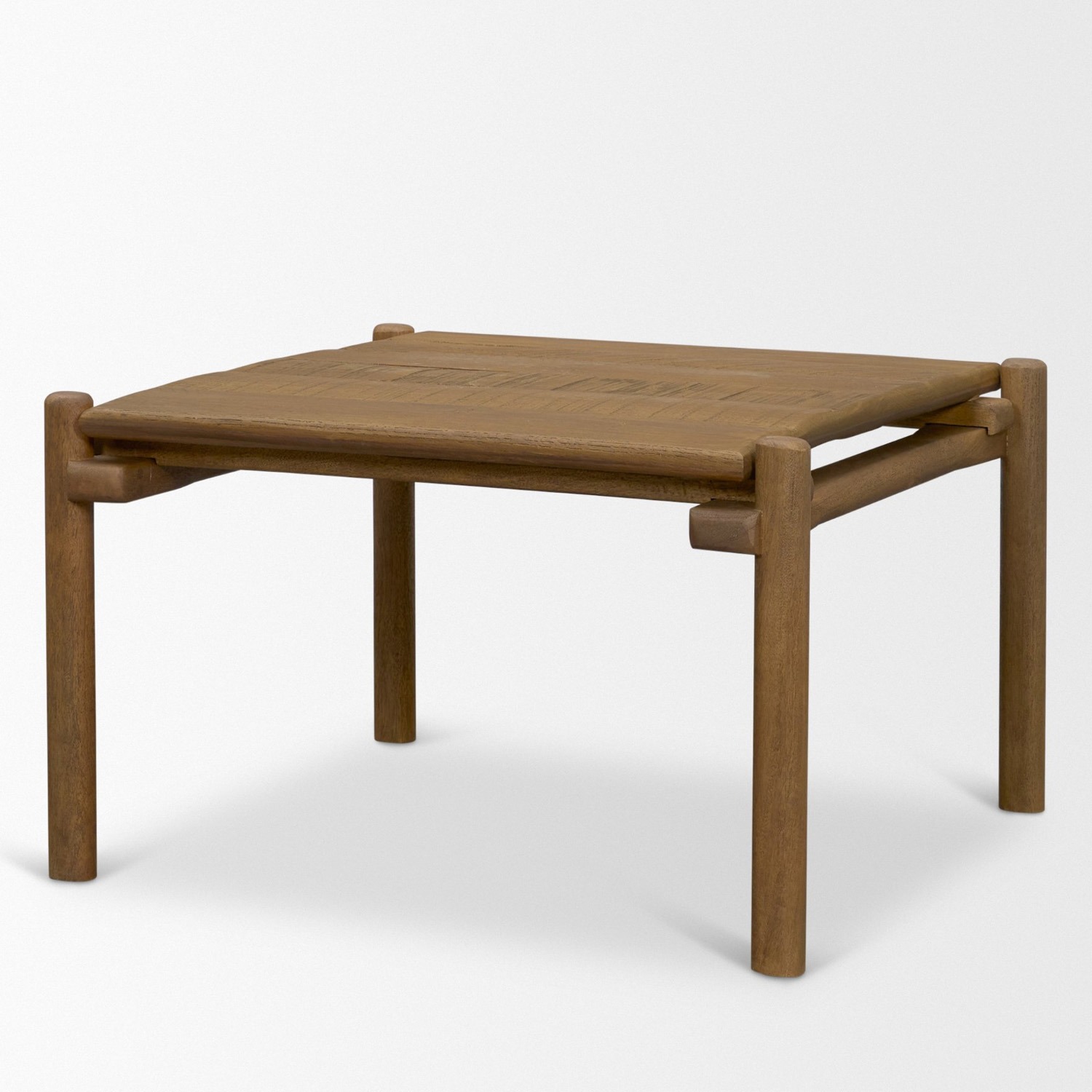 Riven Oak Square Side Table - Image 8