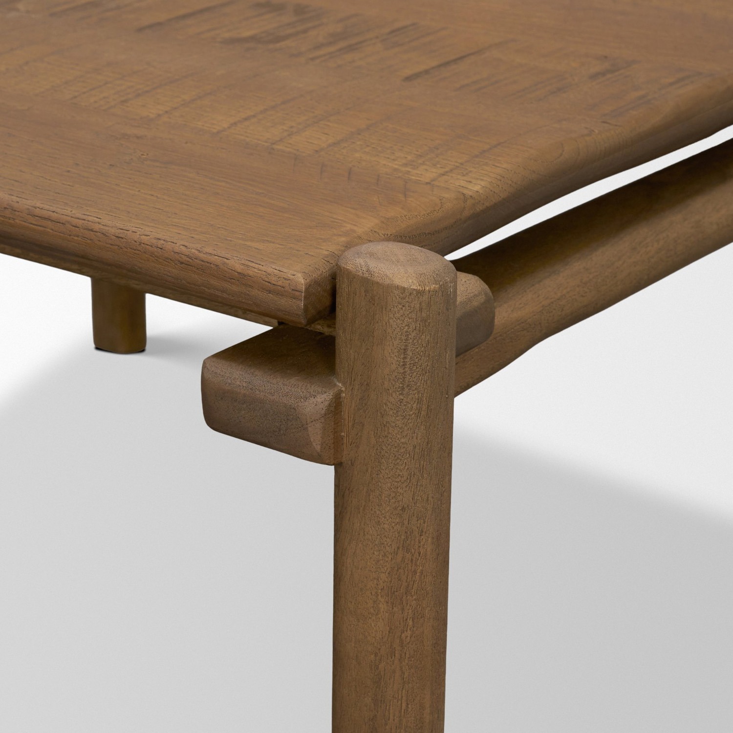 Riven Oak Square Side Table - Image 6