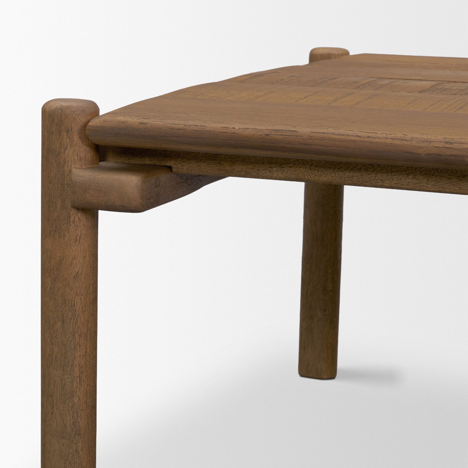 Riven Oak Square Side Table - Image 5