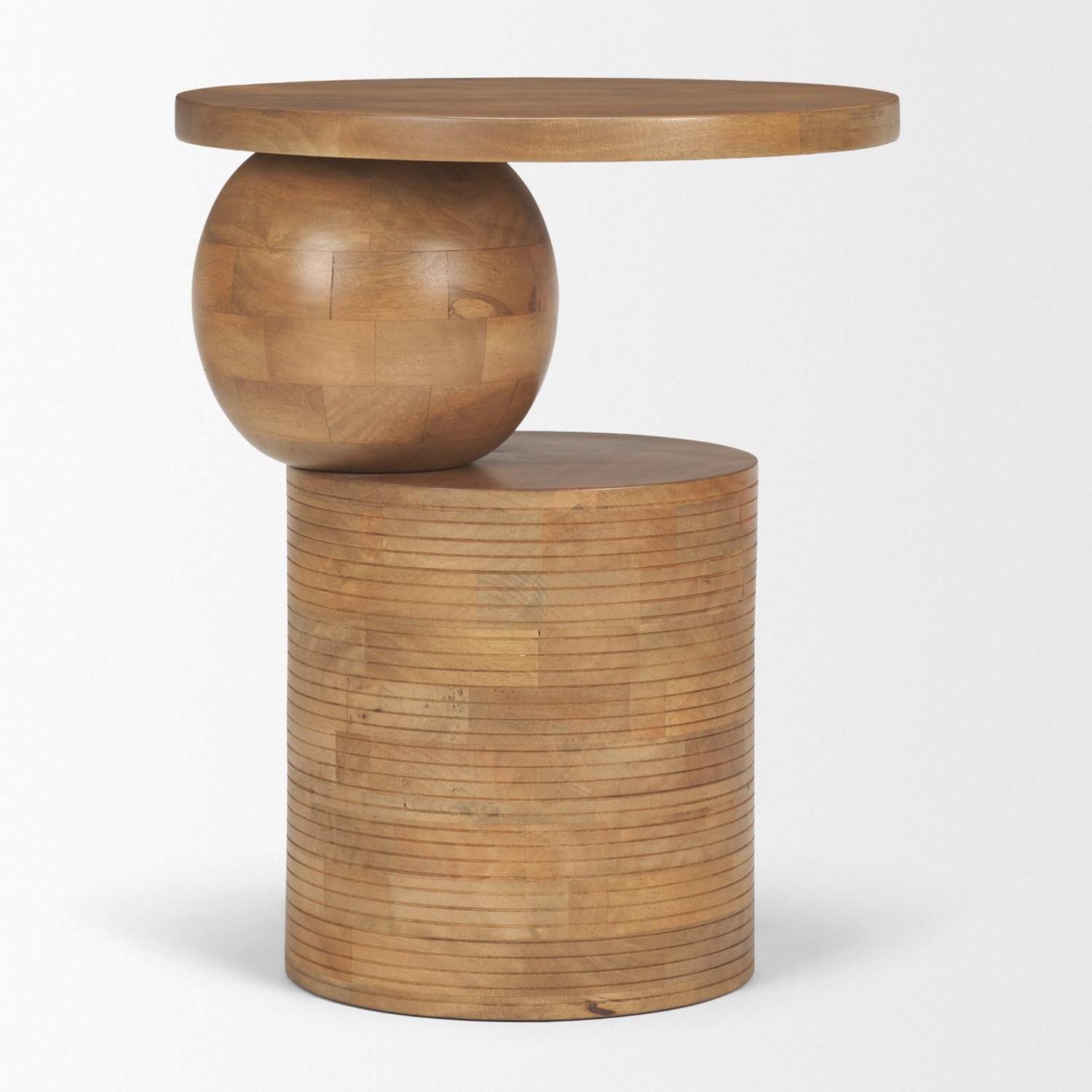 Stack Light Brown Wood Accent Table - Image 13