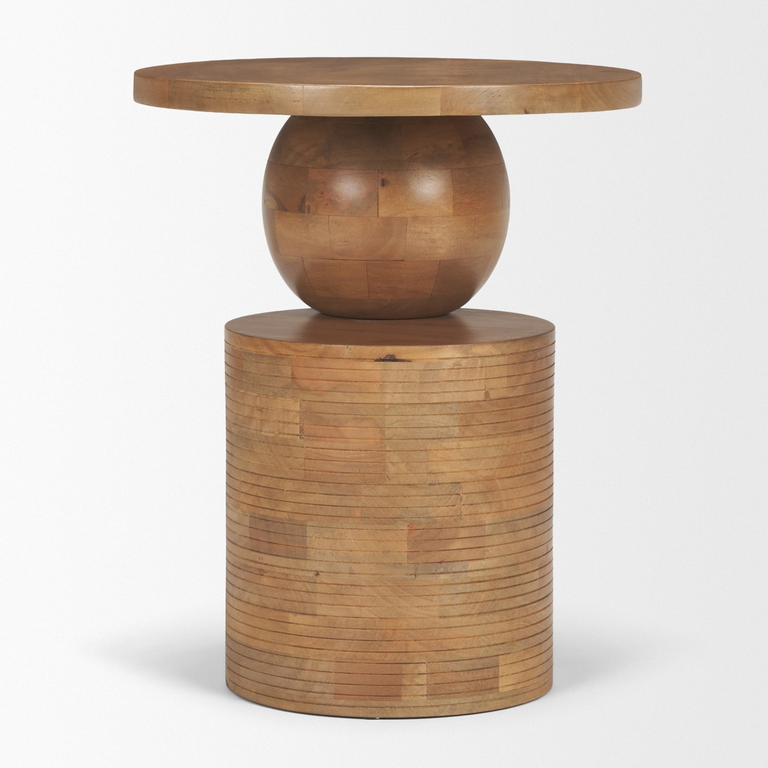 Stack Light Brown Wood Accent Table - Image 12