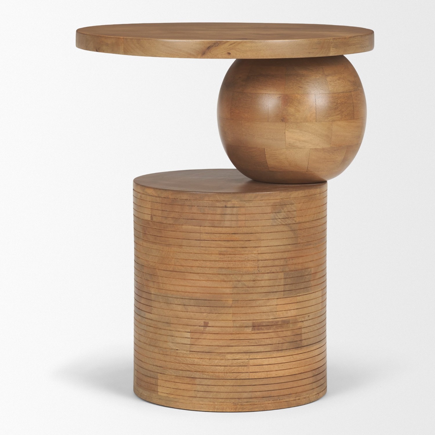 Stack Light Brown Wood Accent Table - Image 11
