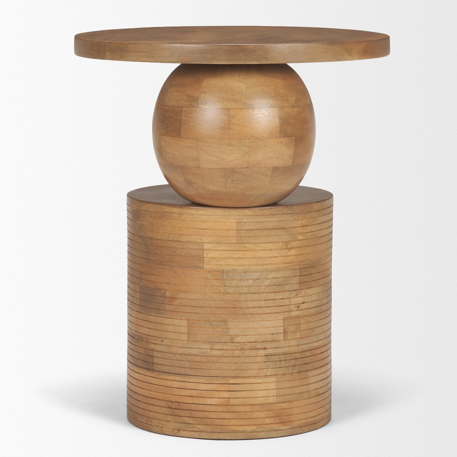 Stack Light Brown Wood Accent Table - Image 10