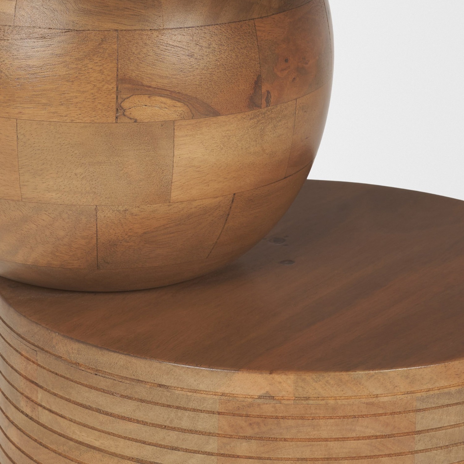 Stack Light Brown Wood Accent Table - Image 7