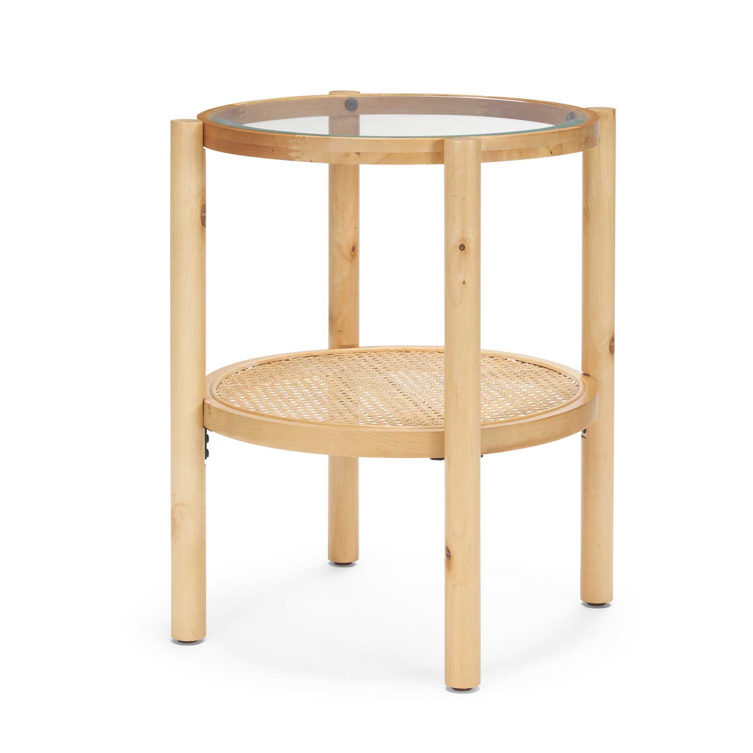 Weslyn Light Brown Side Table
