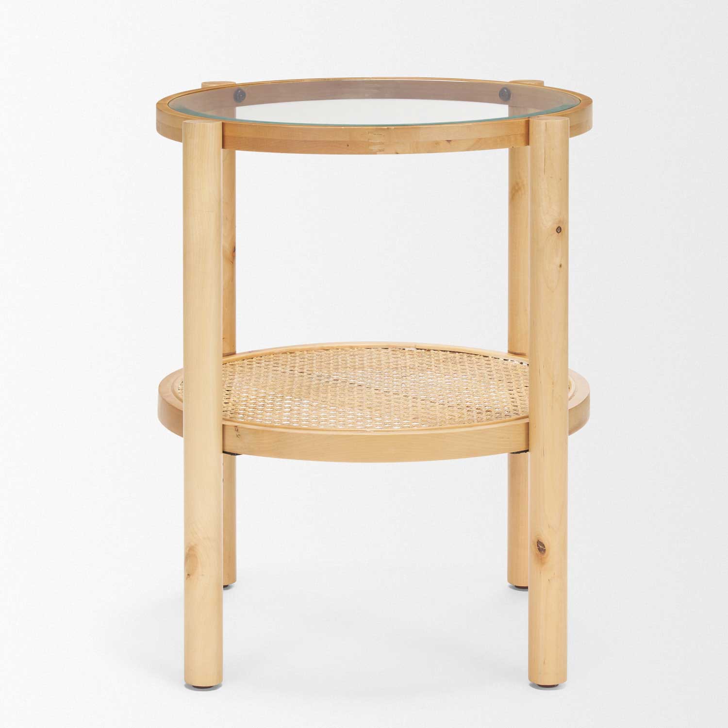 Weslyn Light Brown Side Table - Image 2