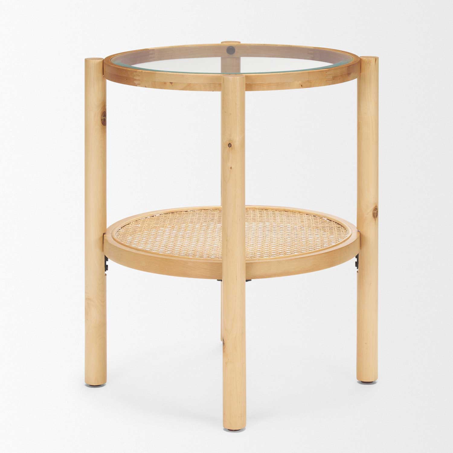 Weslyn Light Brown Side Table - Image 3