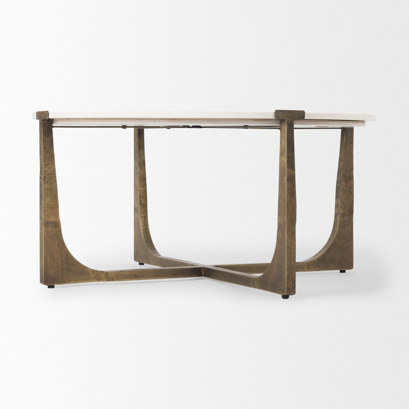 Atticus Coffee Table - White Marble - Image 4