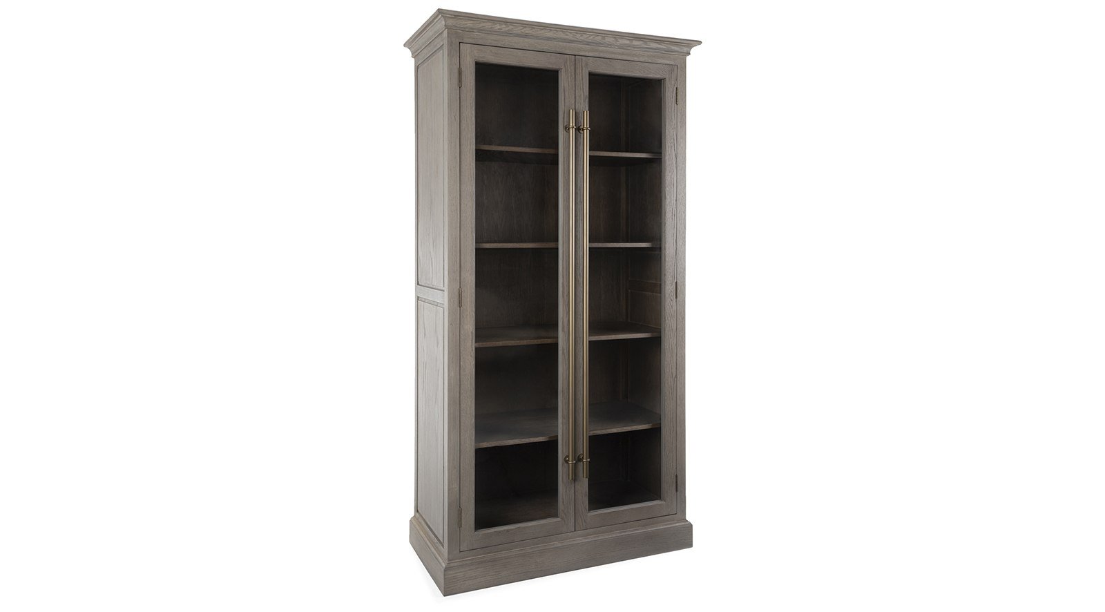 Chloe Tall Cabinet- Washed Grey - Image 4