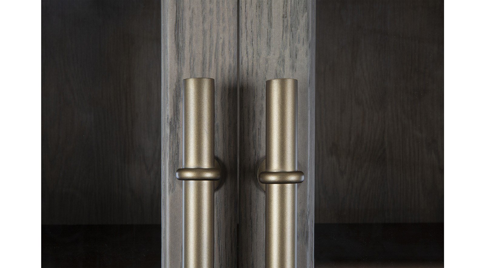 Chloe Tall Cabinet- Washed Grey - Image 3