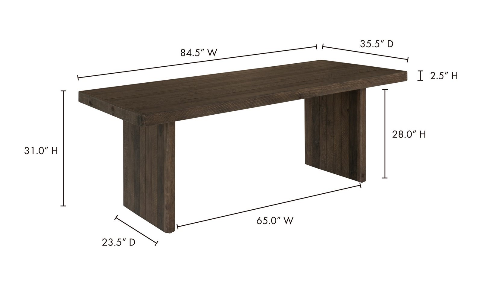 Monterey Dining Table - Image 3