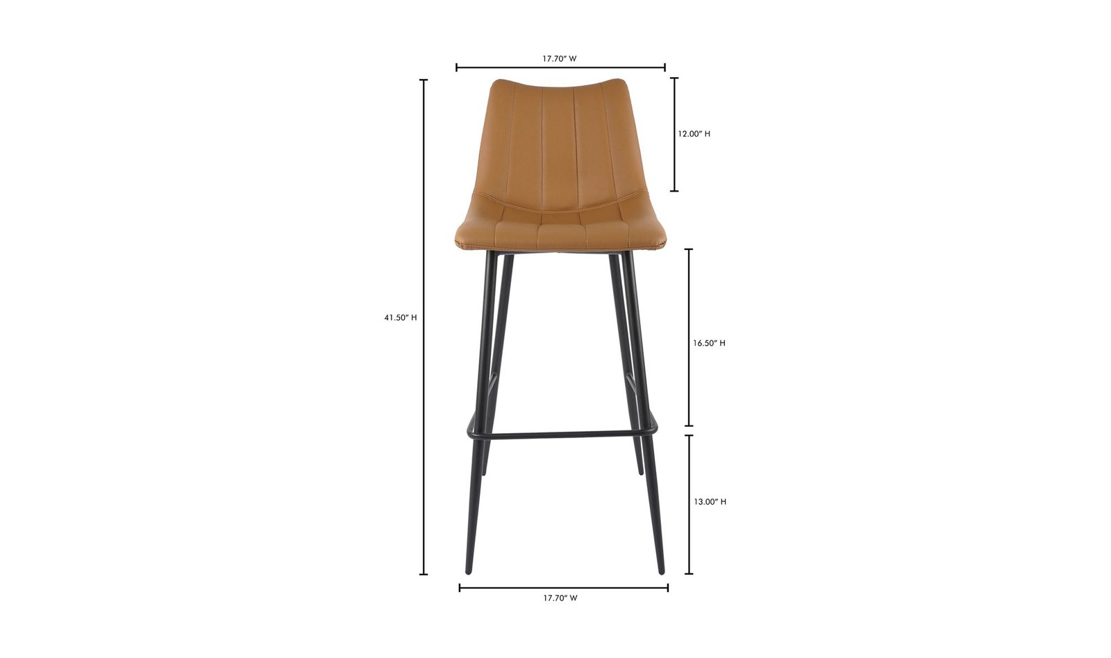 Alibi Bar Stool- PU Leather - Image 9