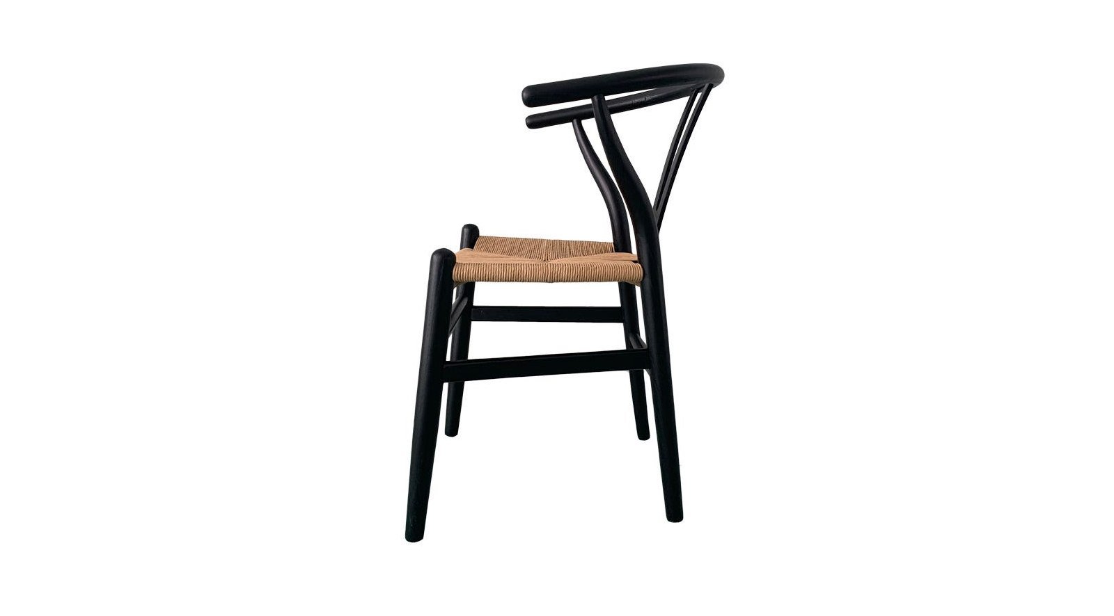 Ventana Dining Chair- Black and Natural - Image 3