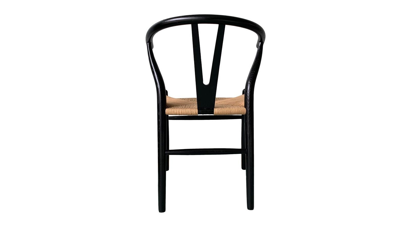 Ventana Dining Chair- Black and Natural - Image 4