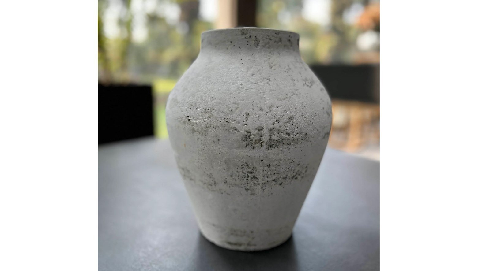 Amphora Medium Vase - Antique White - Image 5