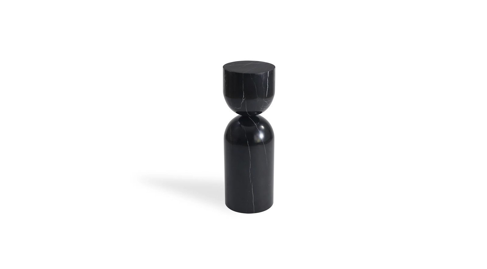 Apothecary Tall End Table Black