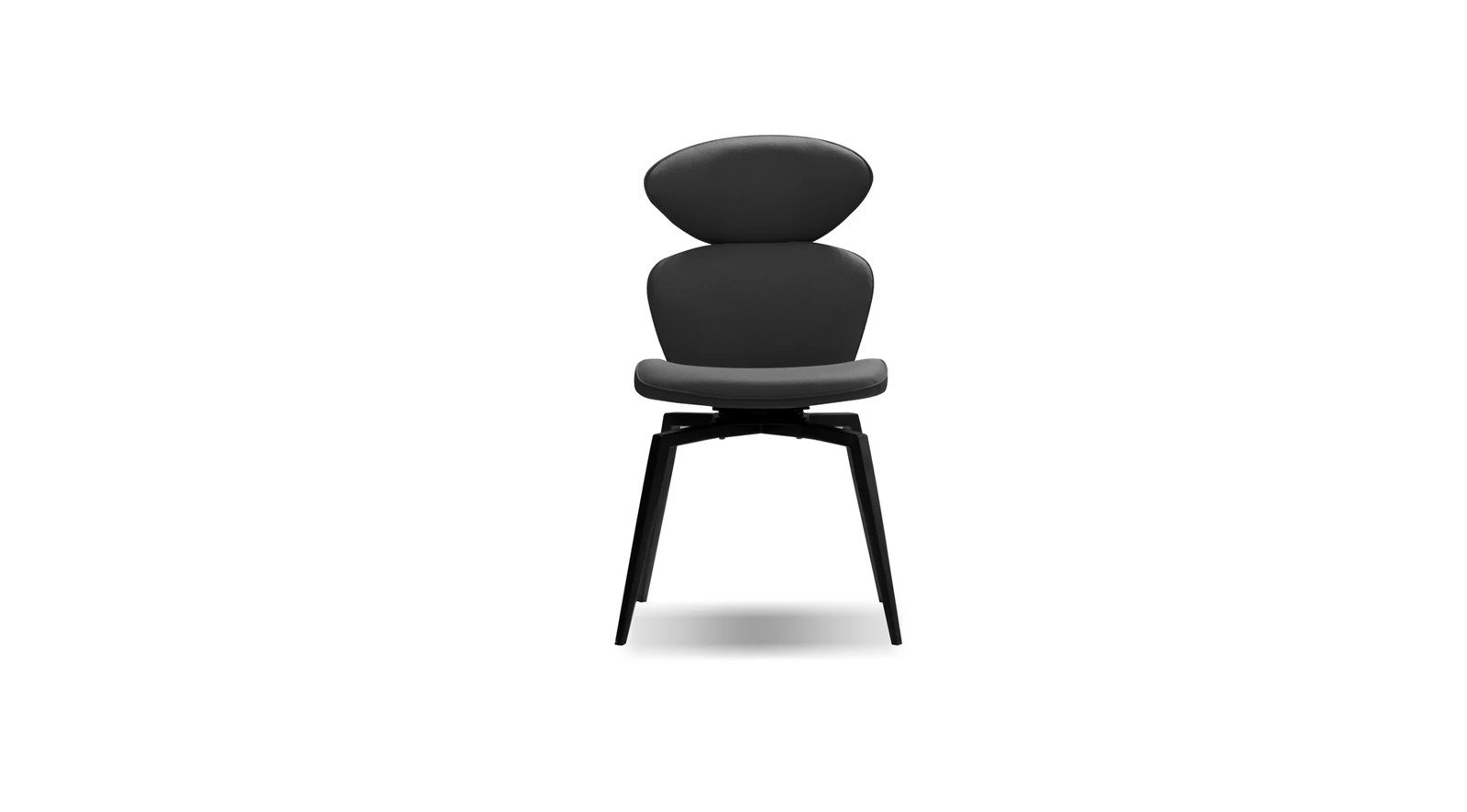 Antler Swivel Dining Chair- Grey - Image 2