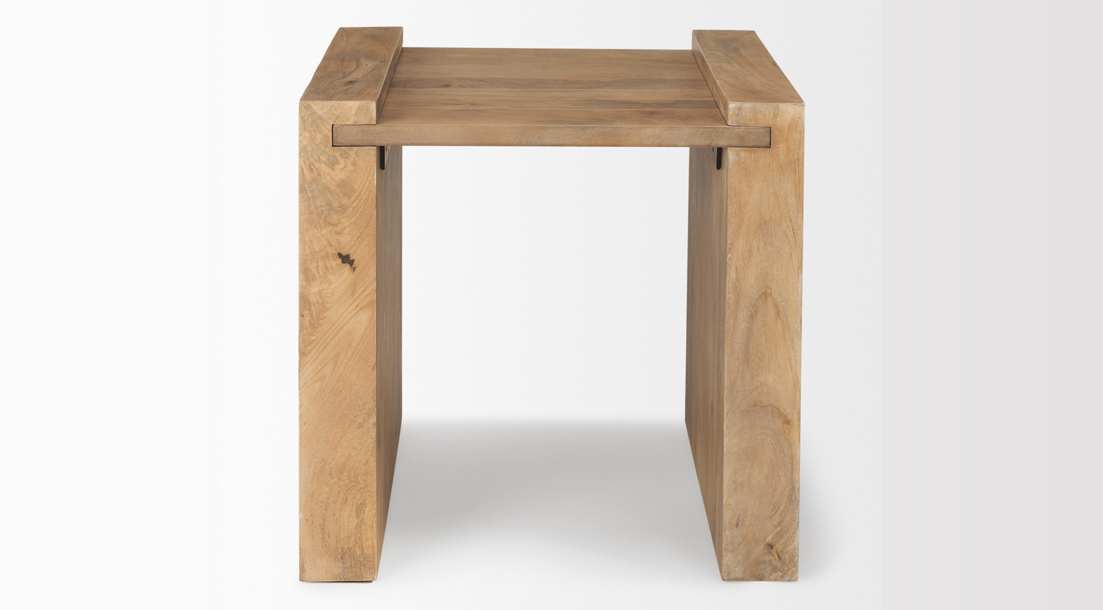 Athelia Accent Table-LIGHT BROWN - Image 4