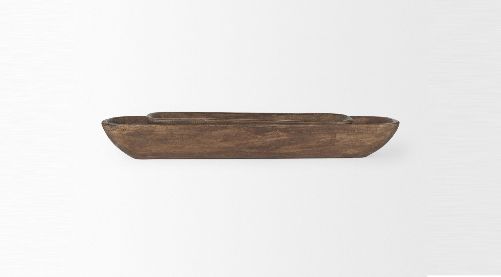 Athena Wooden Trays S/2 Brown - Image 5