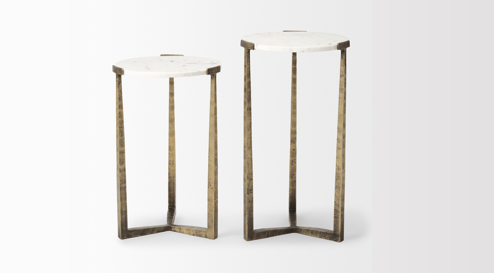 Atticus Accent Table-WHITE MARBLE