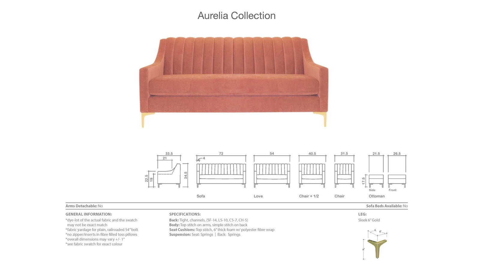 Aurelia Sofa - Image 4