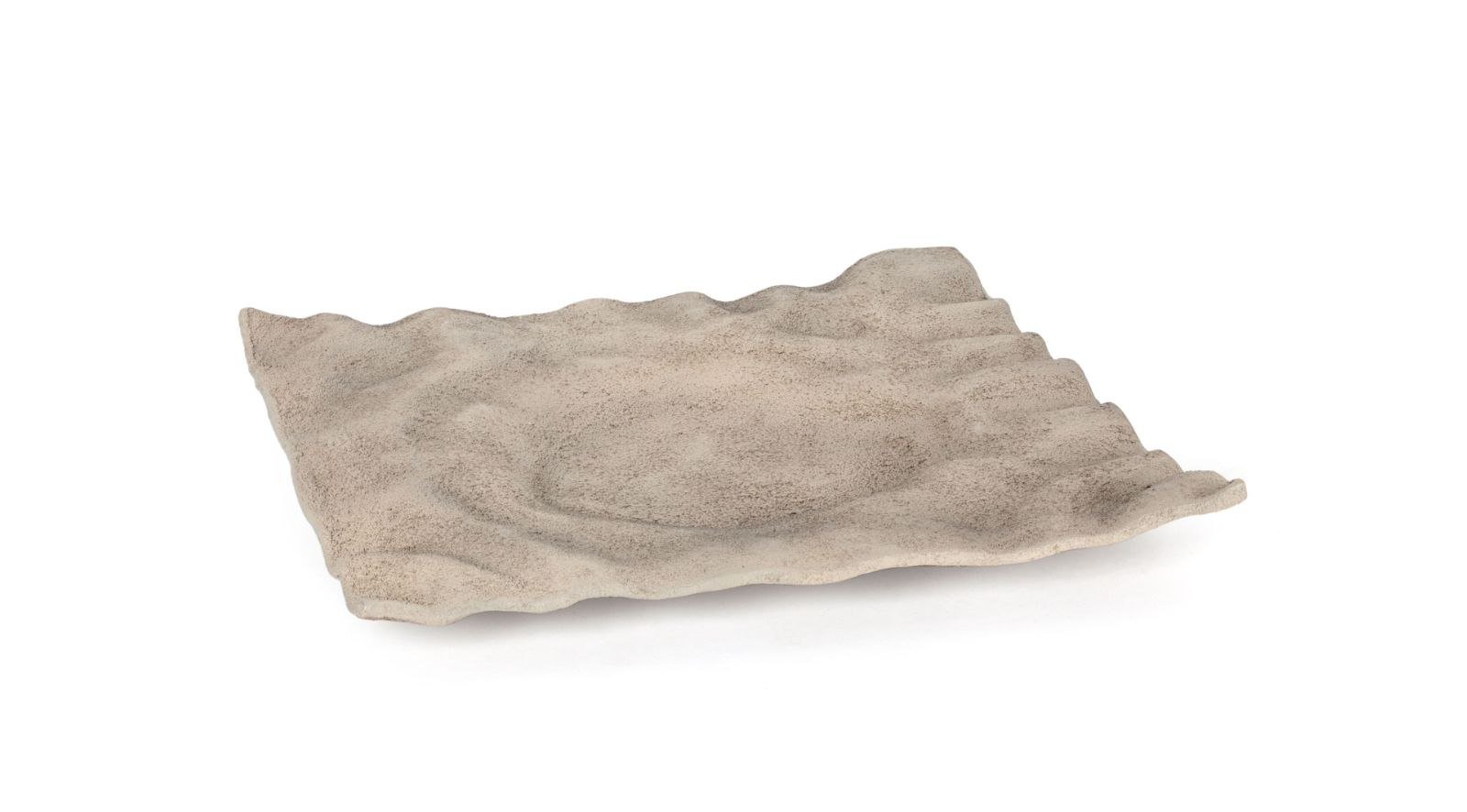 Azalea Metal Tray- Large Mud