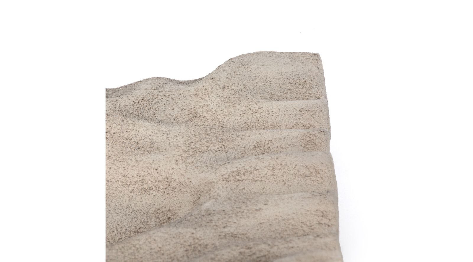 Azalea Metal Tray- Large Mud - Image 6