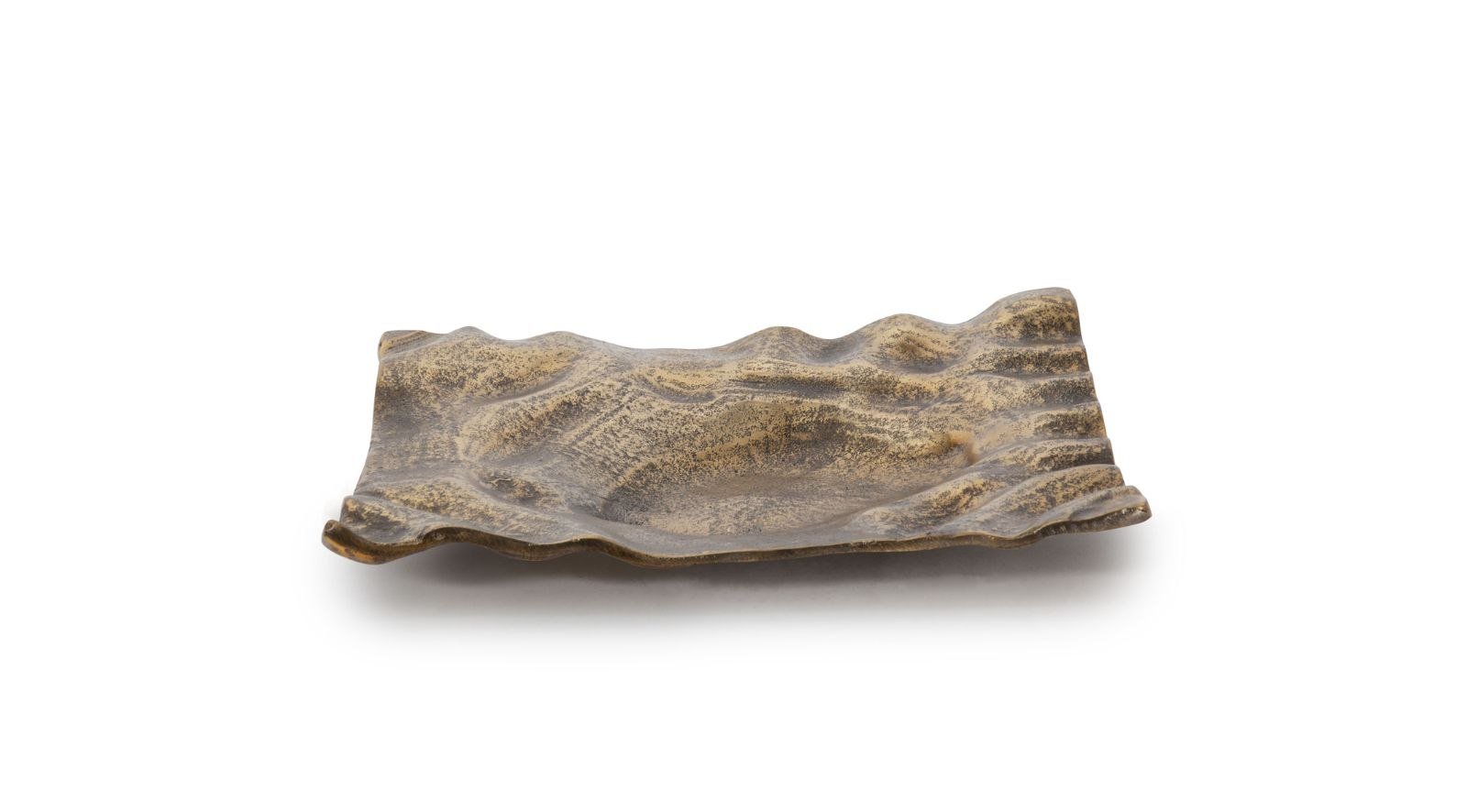 Azalea Metal Tray- Small Gold - Image 2