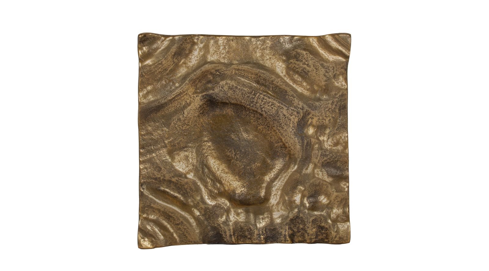 Azalea Metal Tray- Small Gold - Image 4