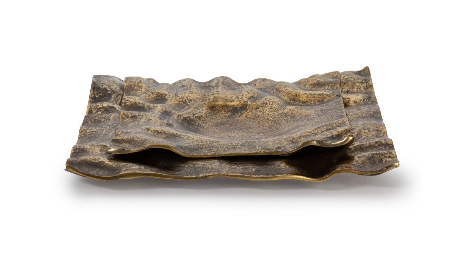 Azalea Metal Tray- Small Gold - Image 8