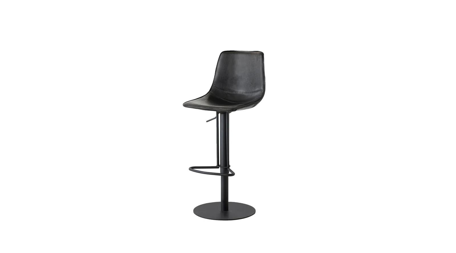 Beny Hydraulic Bar Stool Black