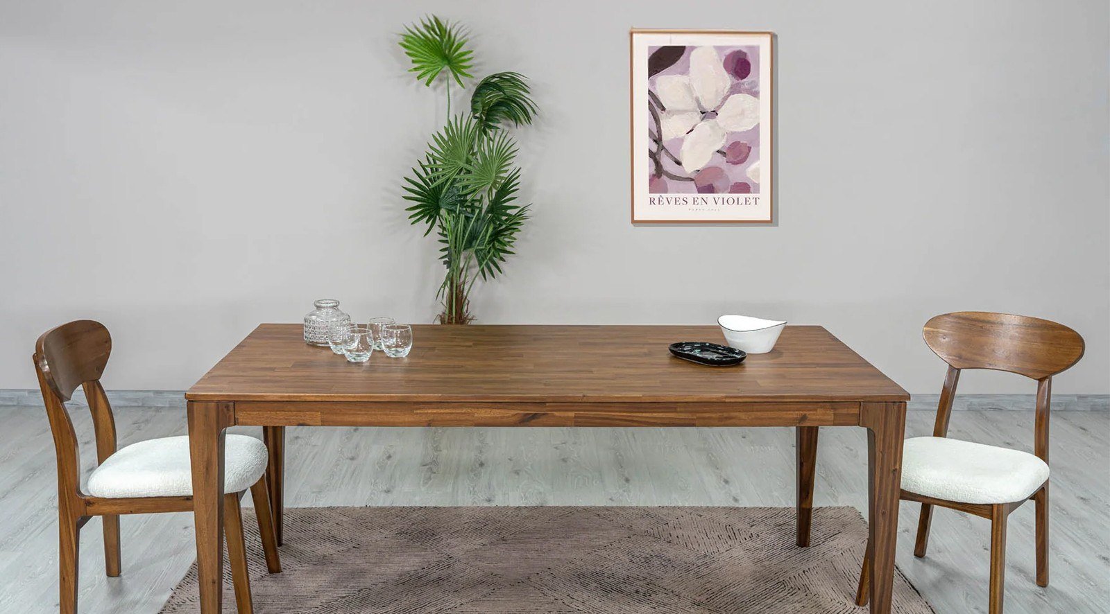 Belleza Wooden Dining Table - Image 8