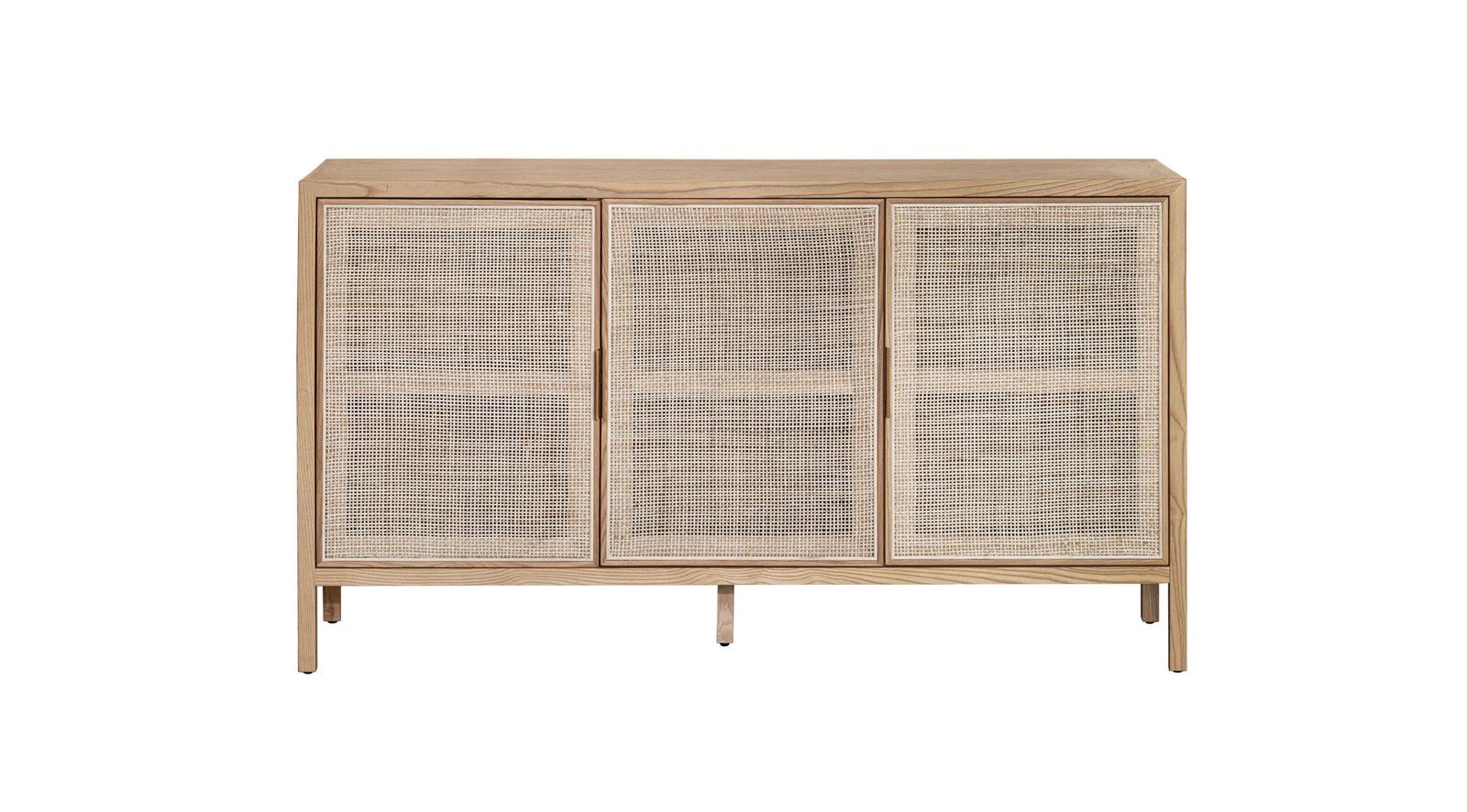 Rattan 3 Door Sideboard Natural - Image 3