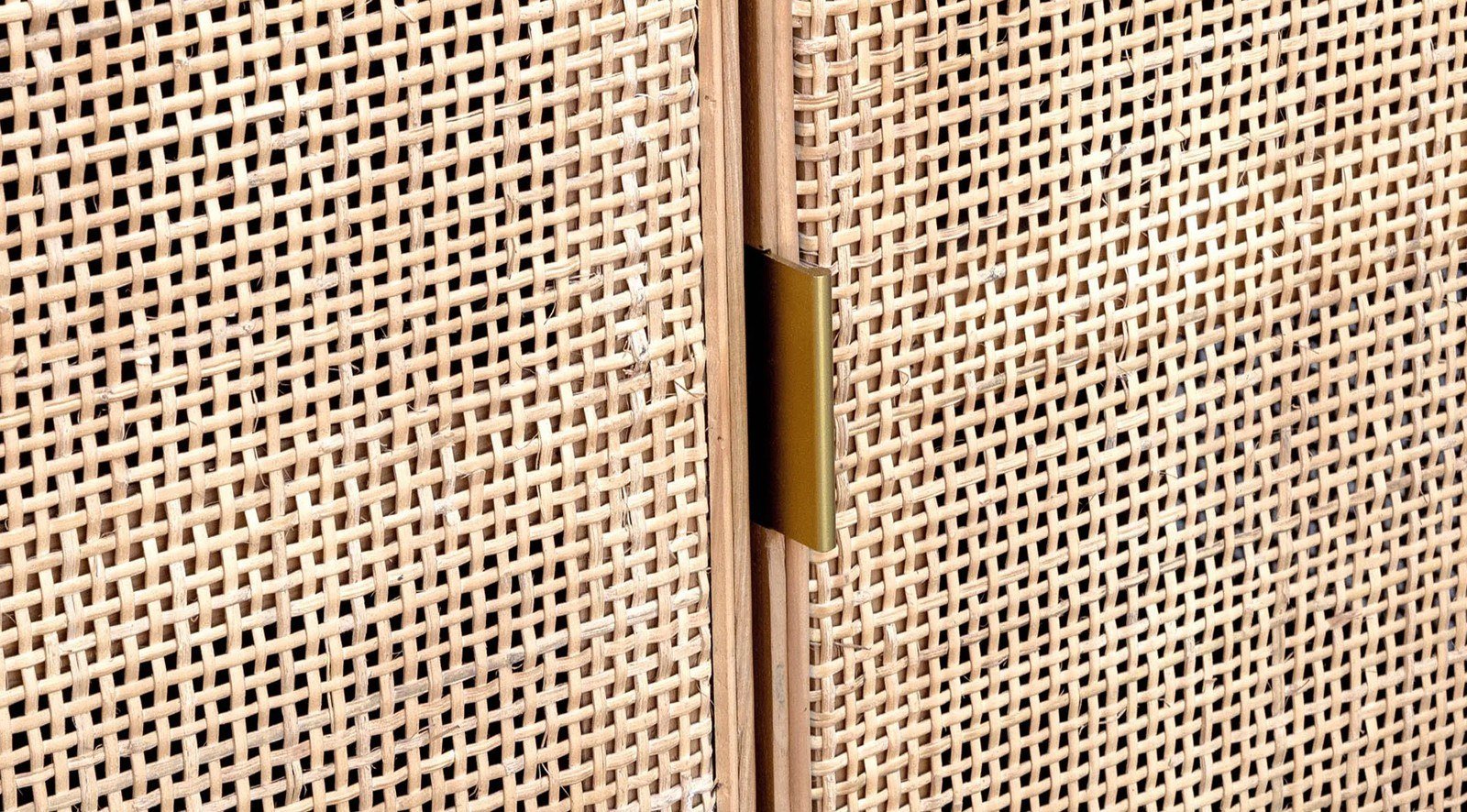 Rattan 3 Door Sideboard Natural - Image 9