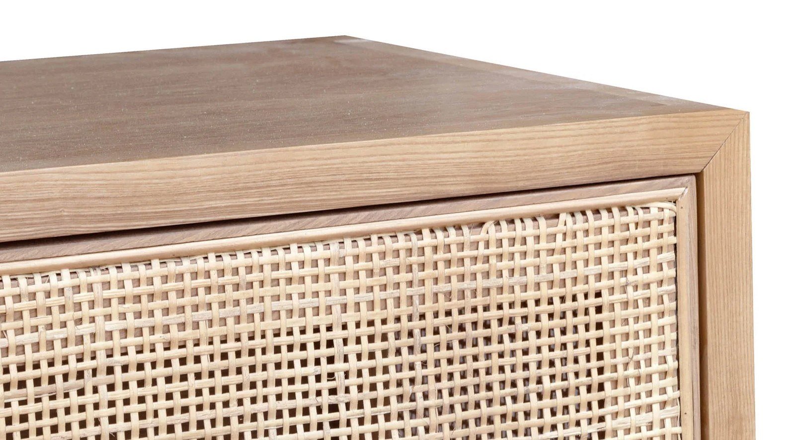 Rattan 3 Door Sideboard Natural - Image 8
