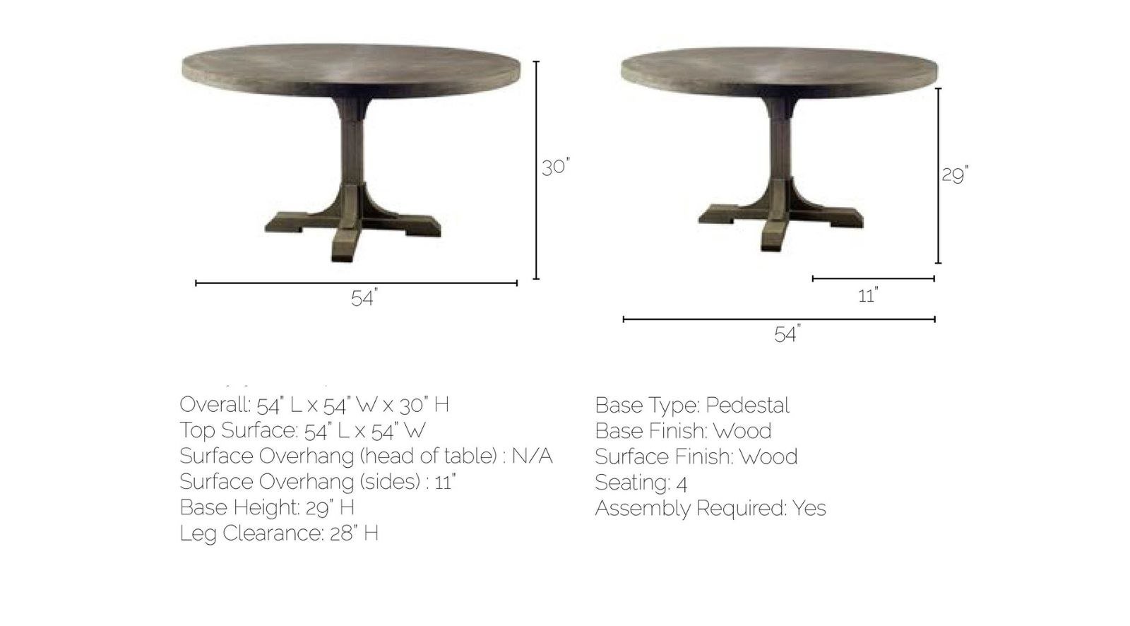 Barrett Round Dining Table - Image 3