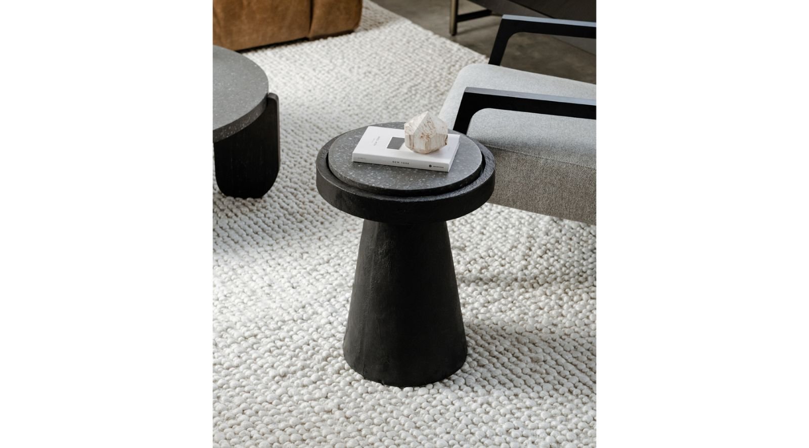 Book Accent Table- Black