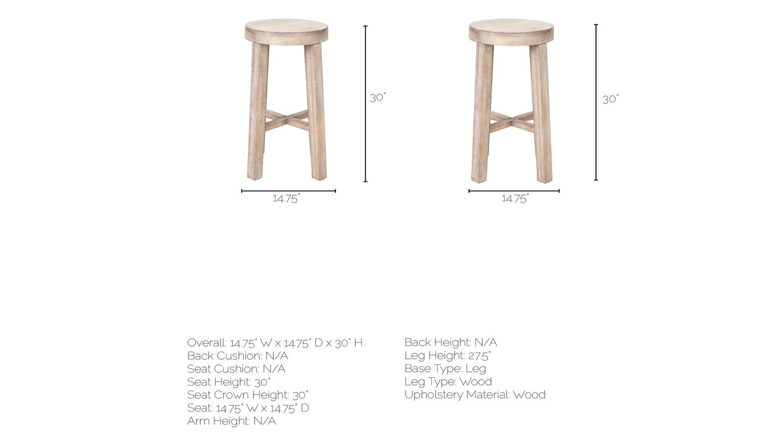 Brahma Bar Stool - Image 8