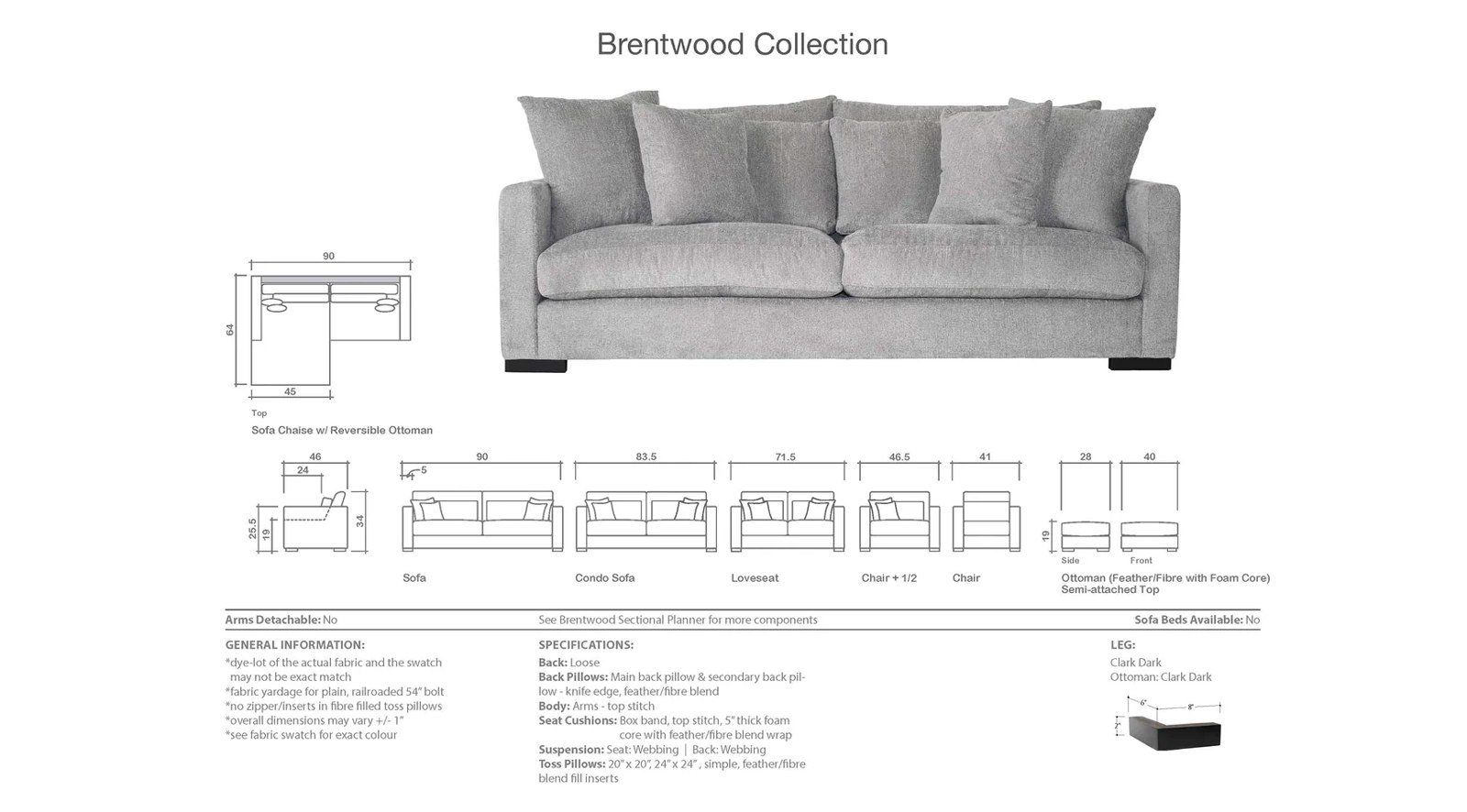 Brentwood Sofa - Image 7