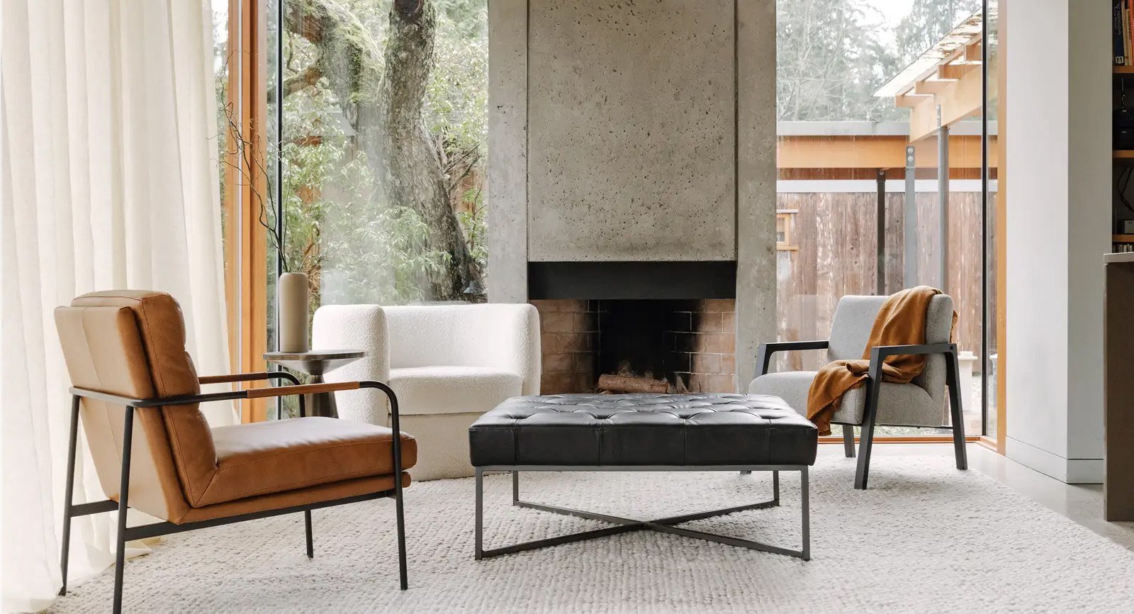 Verlaine Armchair Chestnut Brown - Image 5