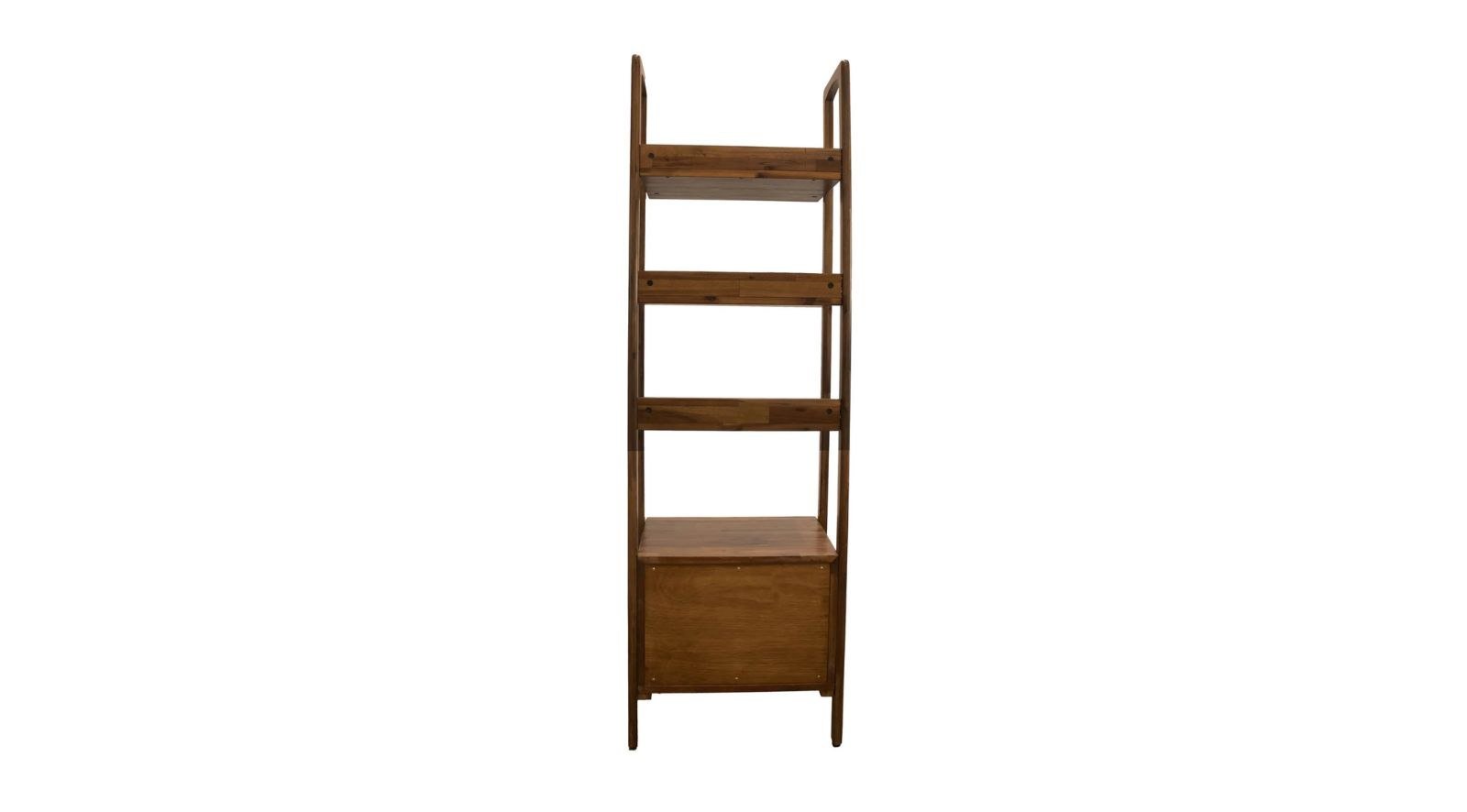 Brunette 1 Door Bookcase - Image 3
