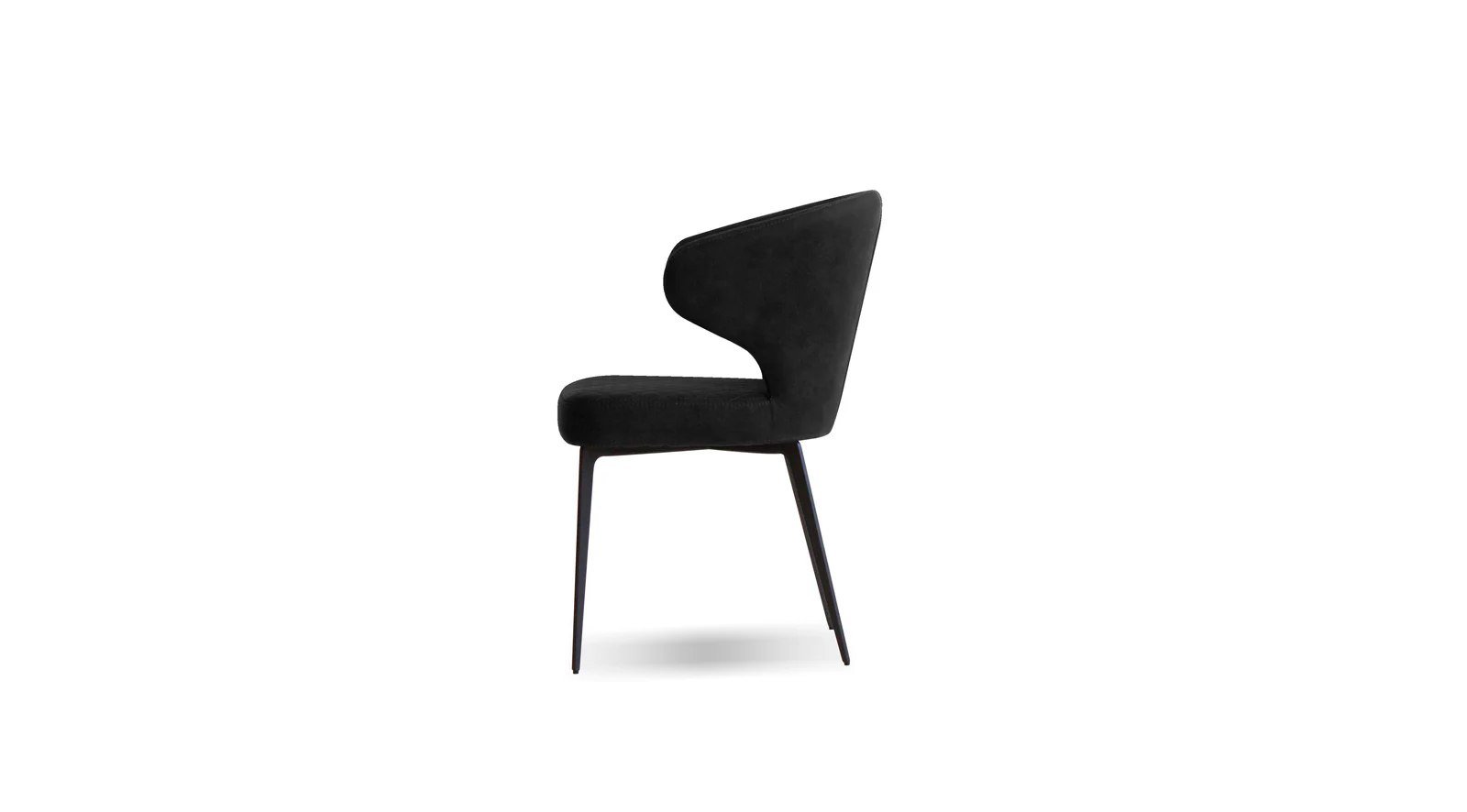 Hug Dining Chair- Coal - Image 2