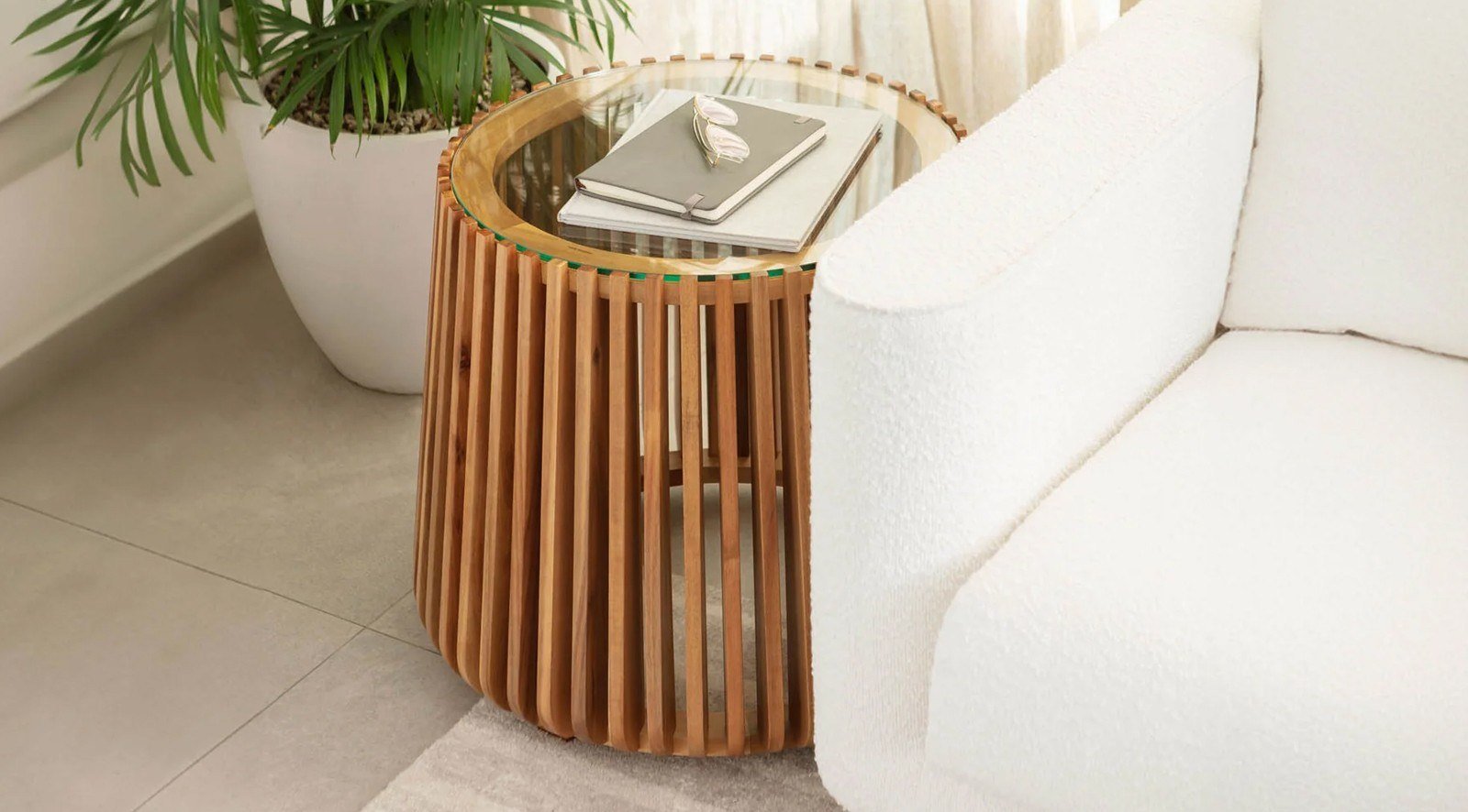 Chalet Side Table- Round - Image 5
