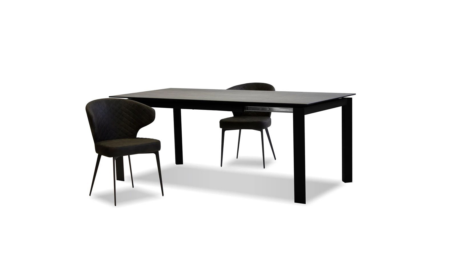Casper Extension Dining Table Concrete Grey - Image 2