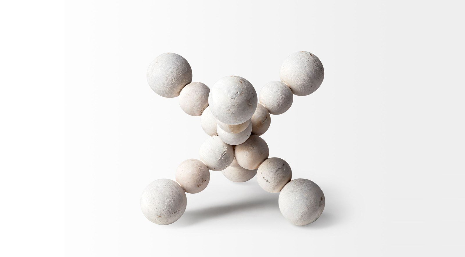 Carollan White Wood Ball Jack 7H - Image 2